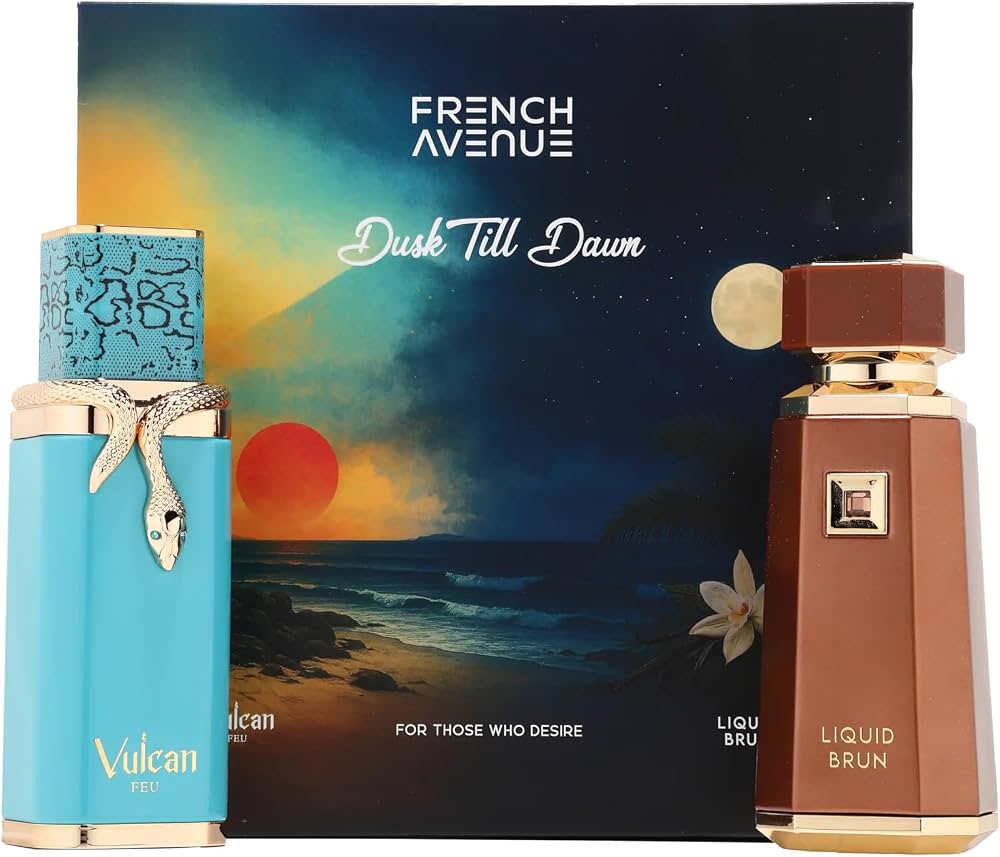 Coffret Dusk Till Dawn – Vulcan Feu & Liquid Brun — coffret French Avenue