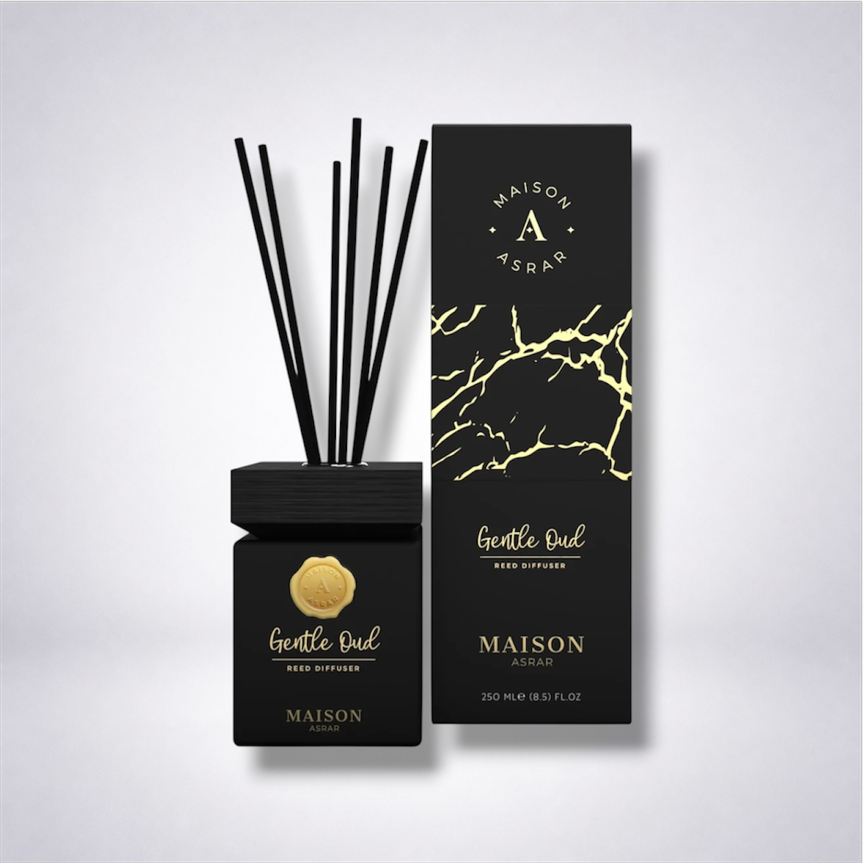 Gentle Oud — Maison Asrar — reed diffuser Maison Asrar
