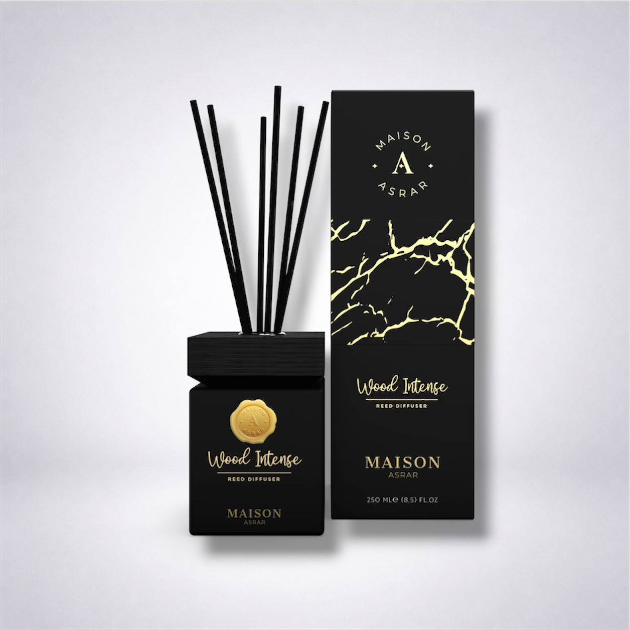 Wood Intense — Maison Asrar — reed diffuser Maison Asrar