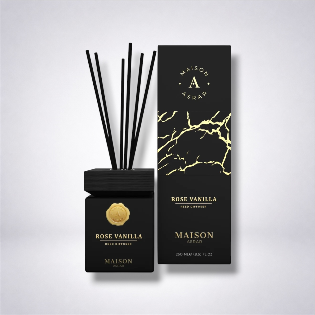 Rose Vanilla — Maison Asrar — reed diffuser Maison Asrar